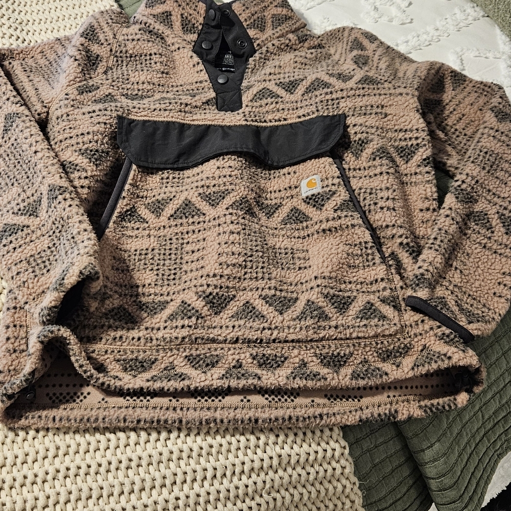 Carhartt Geometric Patterned Pullover - image 4